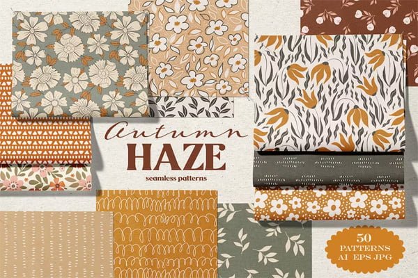 Autumn Haze Pattern Collection