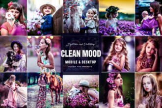 Clean Mood Photoshop Actions Presets