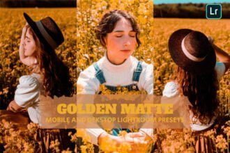 Golden Matte Presets for Desktop and Mobile
