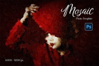 Mosaic Photo Template