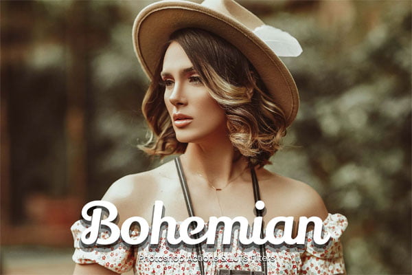 14 Bohemian Photoshop Actions