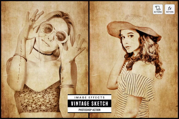 Vintage Sketch Effect