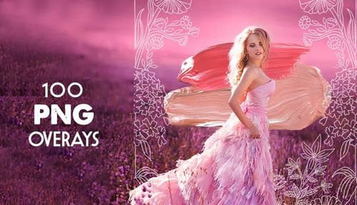 100 Mesmerising PNG Overlays