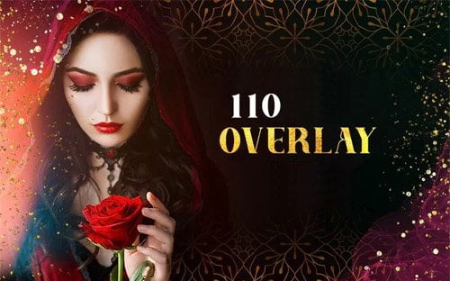 110 Photoshop Overlays Collection