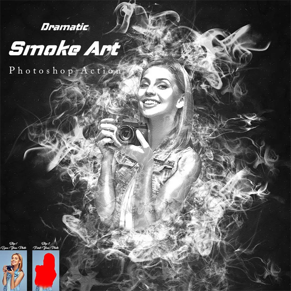Dramatic Smoke Art Action