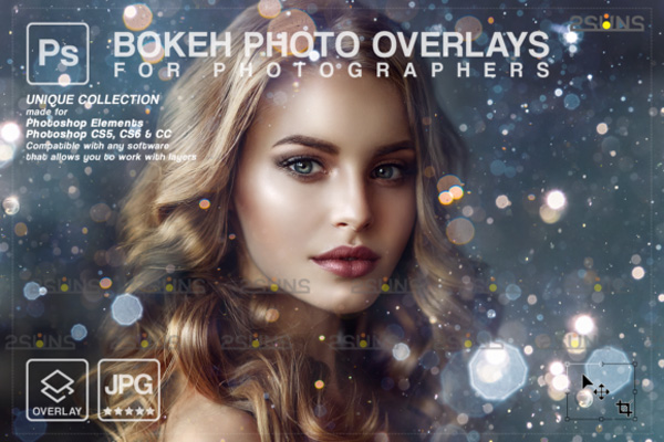 Gold Light & Bokeh Overlay