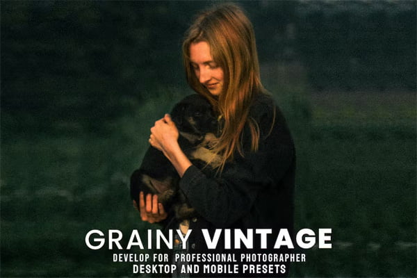 Grainy Vintage Desktop and Mobile Presets