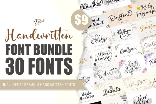 Handwritten Font Bundle