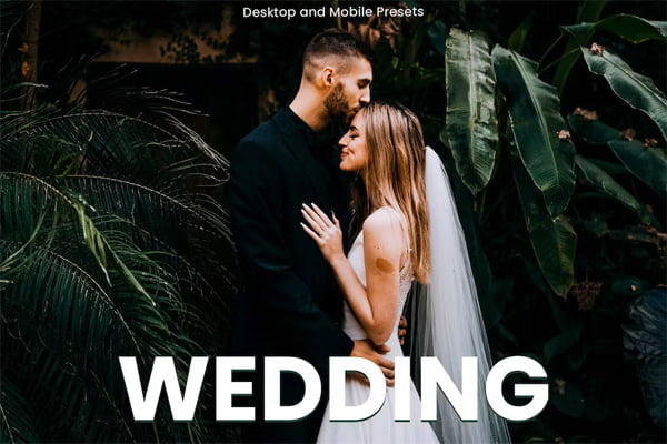 Wedding Desktop and Mobile Presets