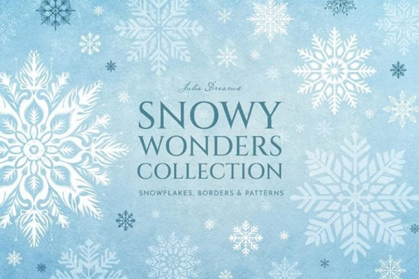 Winter Snowflakes Background