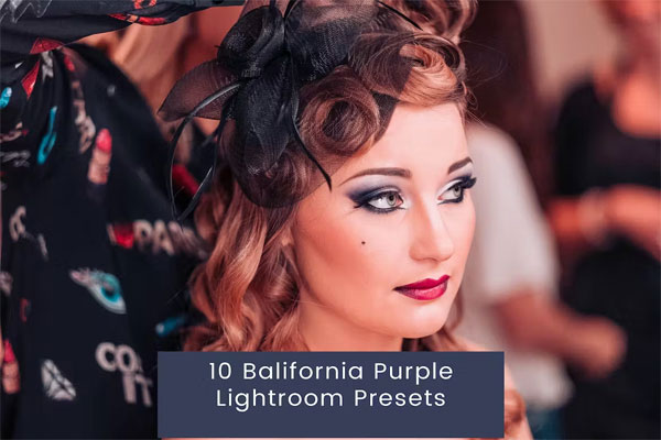 10 Balifornia Purple Lightroom Presets