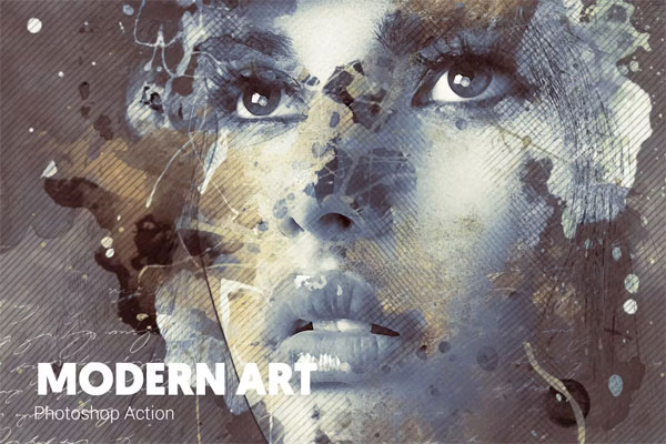Modern Art Photoshop Action
