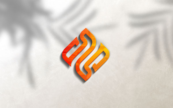 PSD Logo Mockup Panel Office Glass