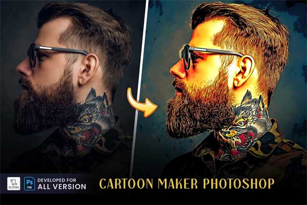 Cartoon Maker Photoshop Action