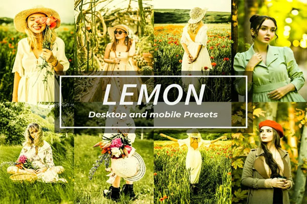 Lemon Lightroom Presets for Desktop and Mobile