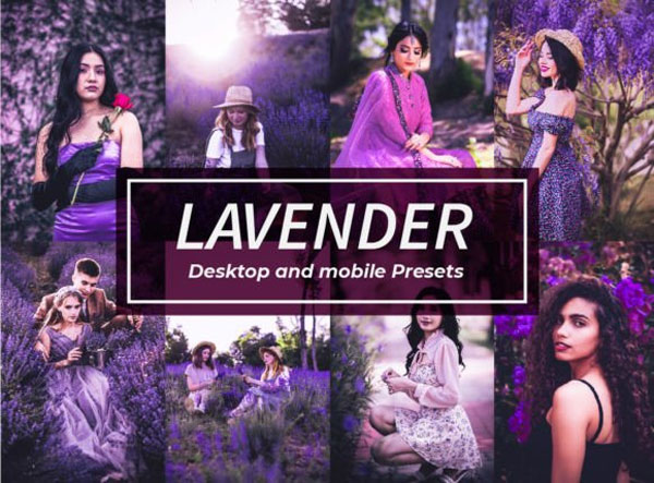 Moody Lavender Lightroom Presets