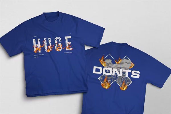 Oversized T-Shirt Mockup