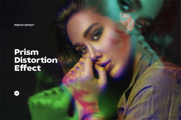 Prism Distortion Photoshop Effect