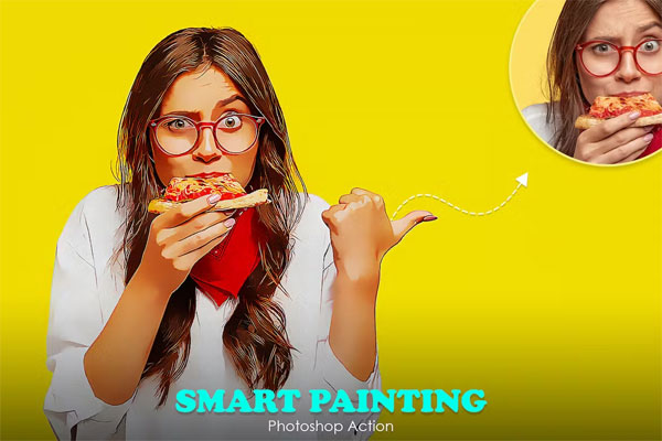 Smart Paint Photoshop Action