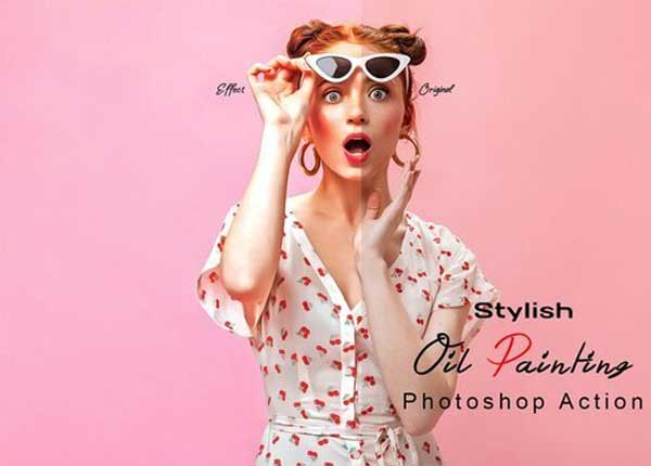 Stylish Oil Painting PS Action
