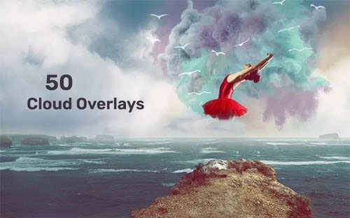 50 Cloud Overlays Collection For Photoshop