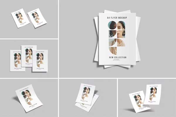 A4 Flyer Mockup