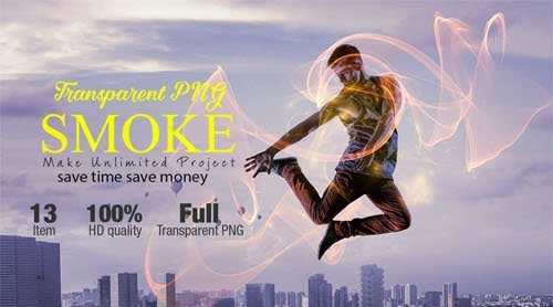 Abstract Smoke 30+ Transparent PNG Overlays