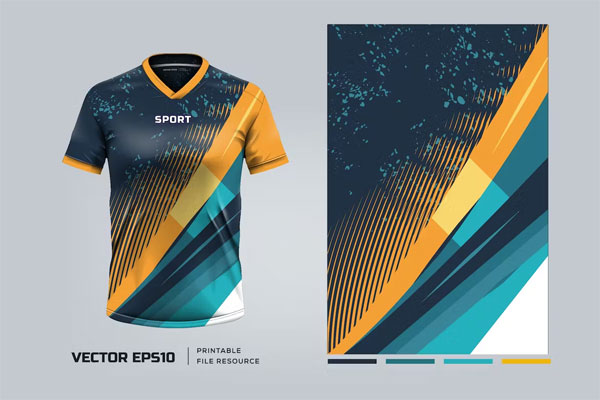 Abstract Sports Soccer T-Shirt
