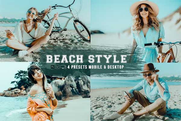 Beach Style 4 Lightroom Presets Mobile and Desktop