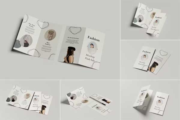 Bifold DL Flyer Mockup