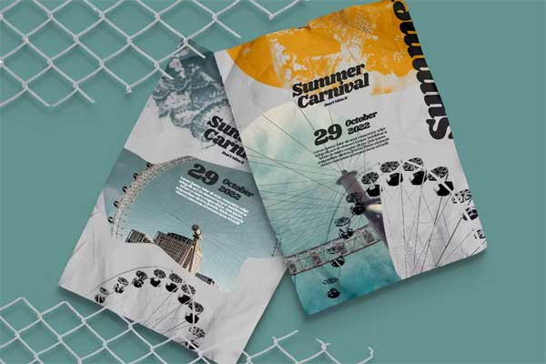 Carnival Event Flyer Mockup