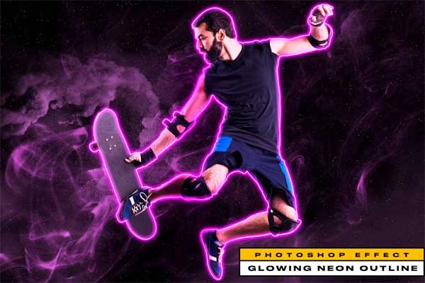 Glowing Neon Outline