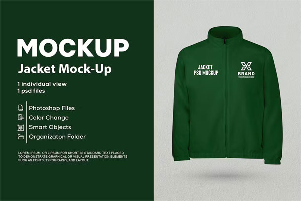 Jacket Mockup PSD