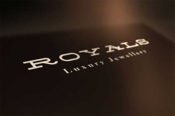 Luxury Brand Perspective PSD Logo Mockup