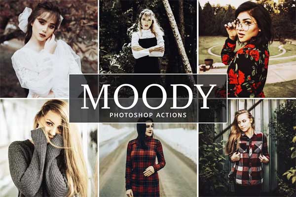 Moody Photoshop Actions