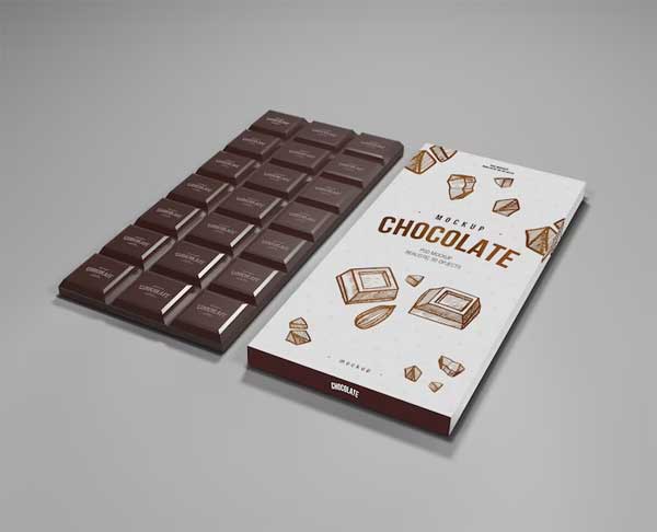 PSD Chocolate Mockup