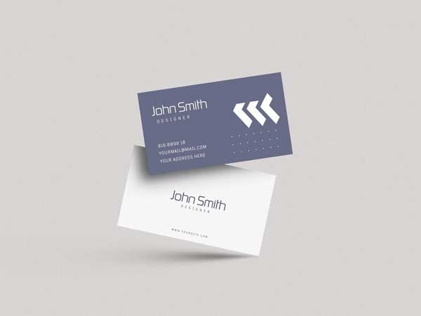 PSD Minimal Business Card Mockup
