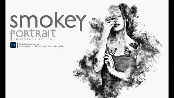 Smokey Portrait Photoshop Action