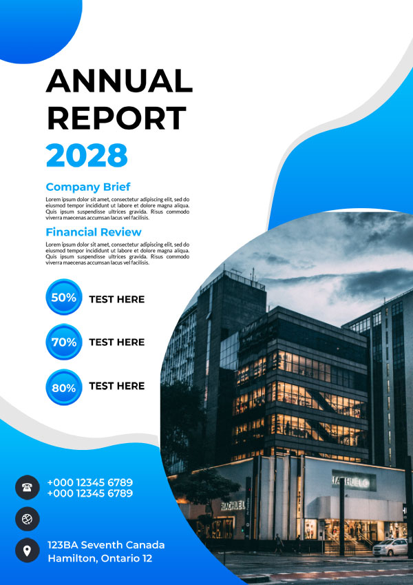Annual Report Brochure Template