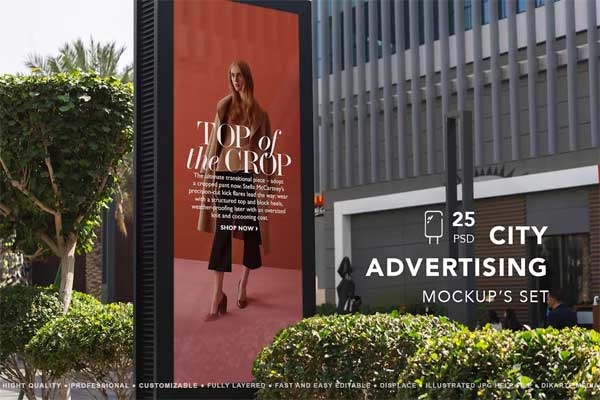 City Advertising Mockup Set