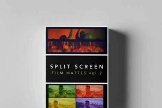 Tropic Colour – Split Screen Film Mattes Vol 02