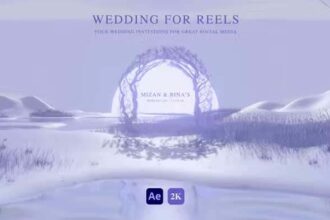Wedding Invitation for Instagram Reels AE Project