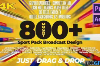 800+ Sports Broadcast Design Pack Free Download