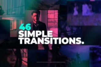 Clean Slide Transitions For After Effects