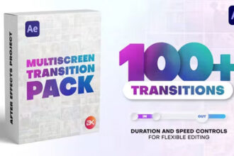 Multiscreen Transitions Pack For After Effects