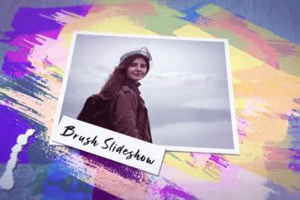Videohive - Brush Slideshow For AE Projects