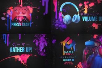 Videohive - Ink Drip & Splash Event Promo Intro
