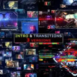 Cyber Network Intro and Transitions After Effects Template