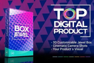 Digital Product Box Teaser After Effects Template