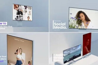 Display Mockup Promo After Effects Template